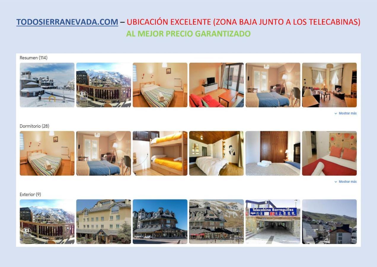 Ski Plaza Sierra Nevada&Zona Baja Exterior foto