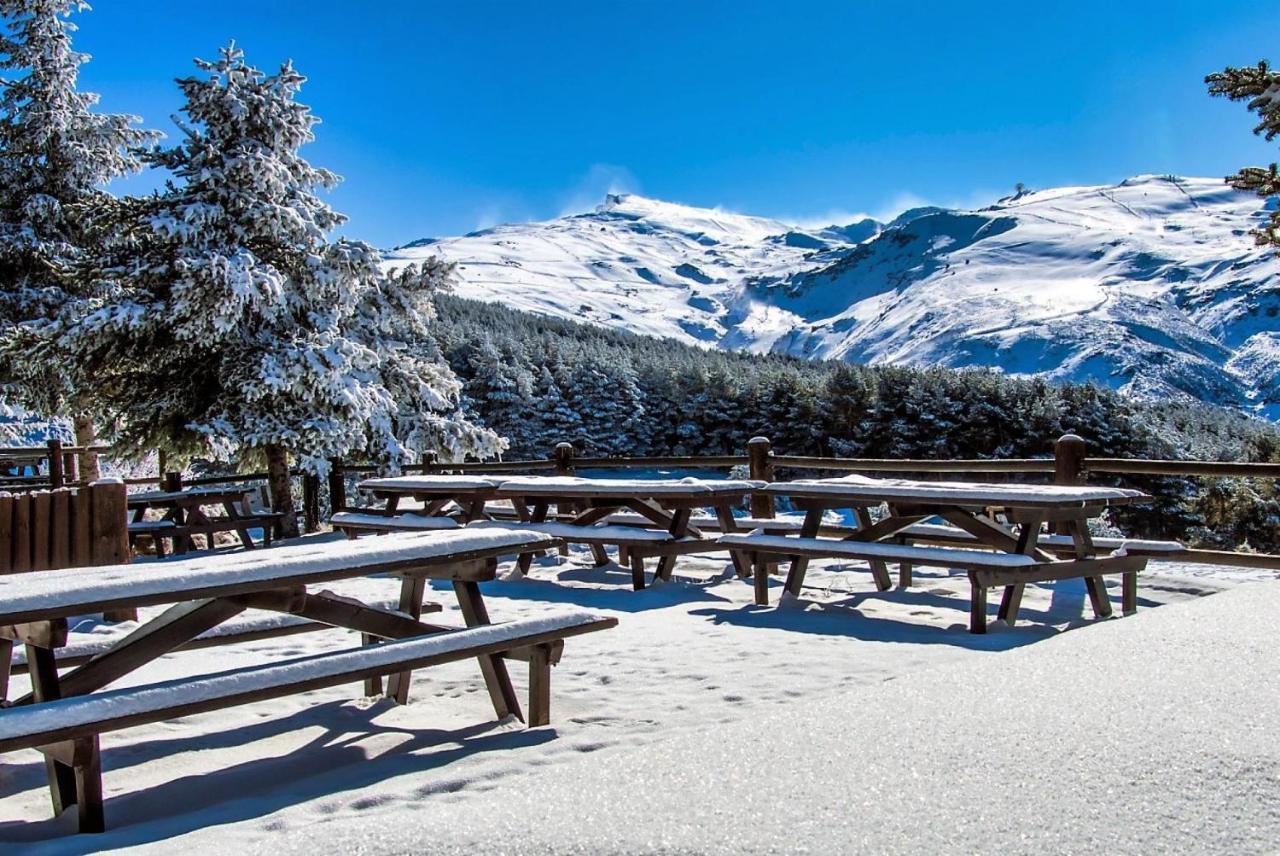 Ski Plaza Sierra Nevada&Zona Baja Exterior foto
